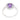 Lavender Halo Engagement Ring